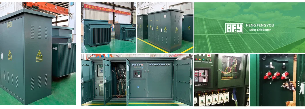 Compact Substation Factory Price 12kv 13.8kv Compact Electrical Substation Liquid Filled Pad Mounted Transformer