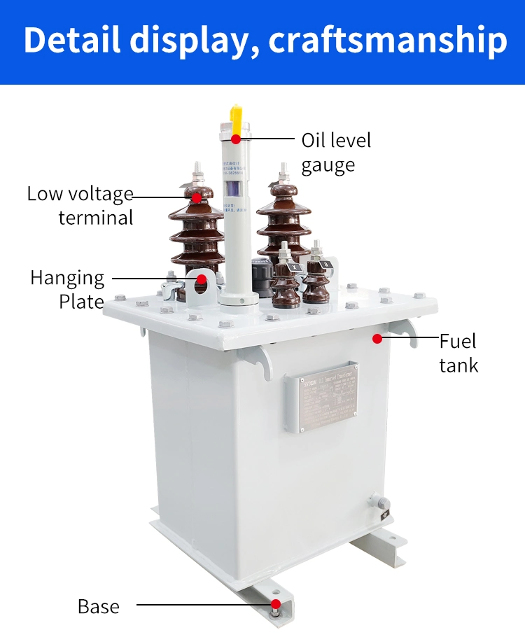 Manufacturer of Wenzhou Outdoor 380V 220V Single Phase Pad Mounted Insulation Oil-Immersed Transformer