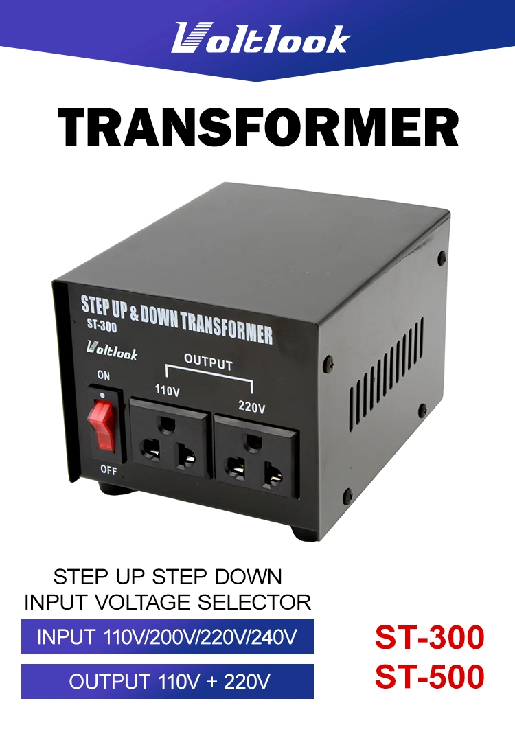 Toroidal Ei 300W Step up and Step Down Transformer 220V to 110V Voltage Converter