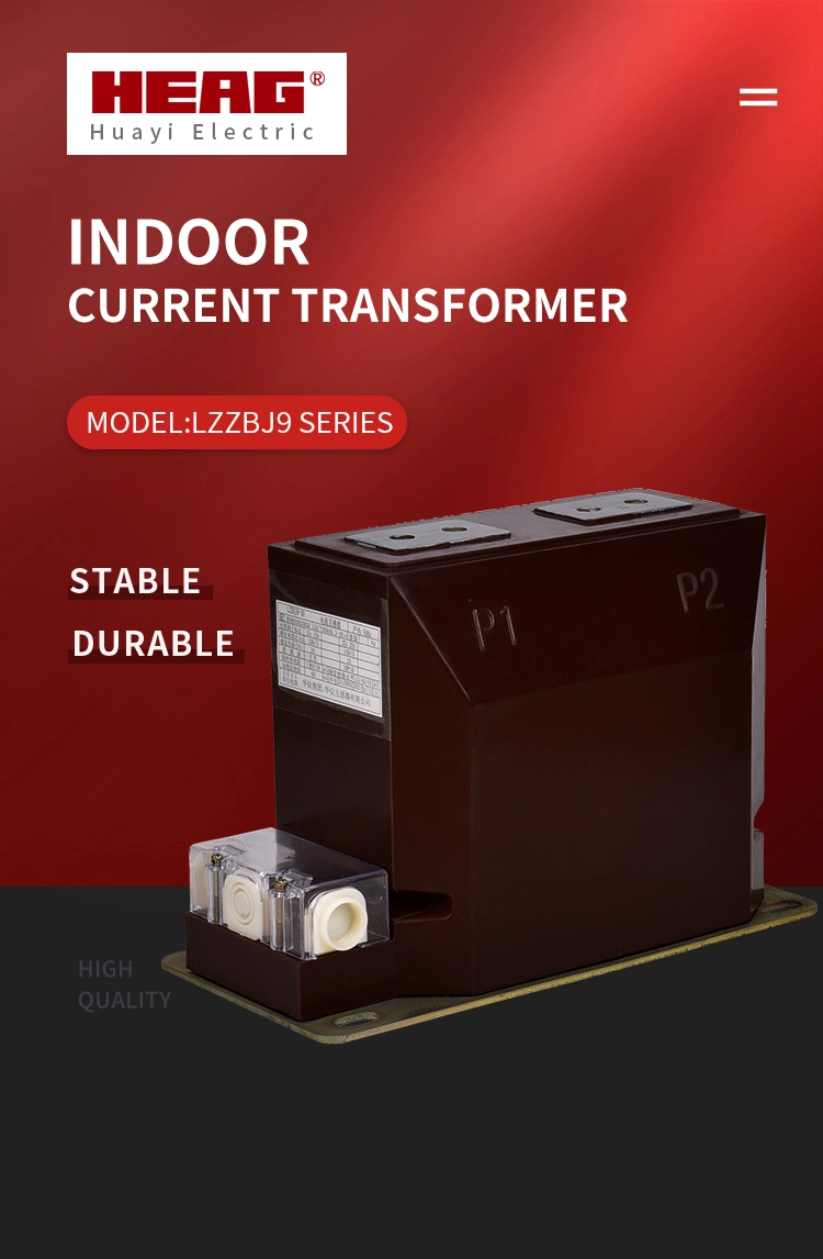 Indoor Single Phase CT Epoxy Cast Resin Post Type Current Transformer Lzzbj9-10 Rated 800/5