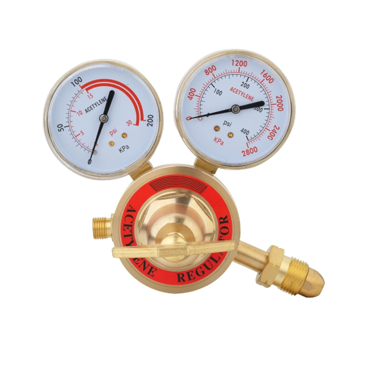 American Type Oxygen Gas Pressure Regulator Medium Duty with Brass Cover