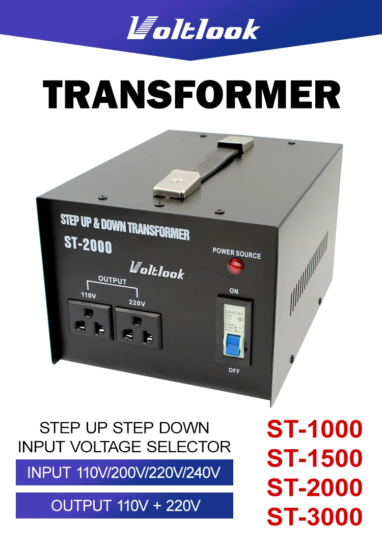 Toroidal Ei 2000W Step up and Step Down Transformer 220V to 110V Voltage Converter