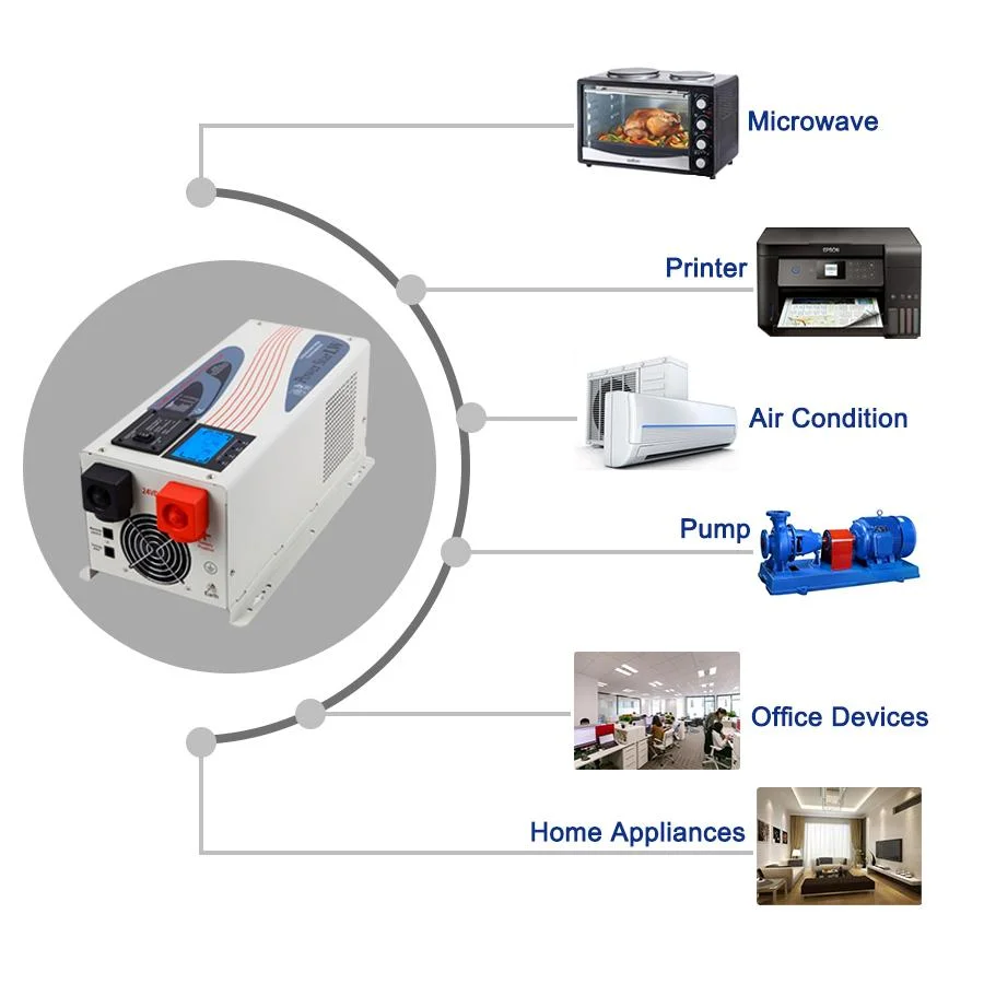 Low Frequency Pure Sine Wave Invert 48V 12V 24V 120V 220V 2000W 3000W 4000W Inverters &amp; Converters