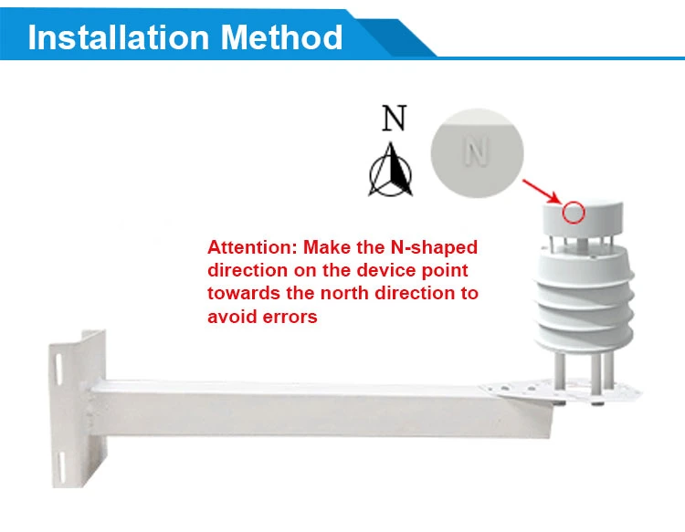 All in 1 Outdoor Ultrasonic Automatic Compact Weather Station for Agriculture