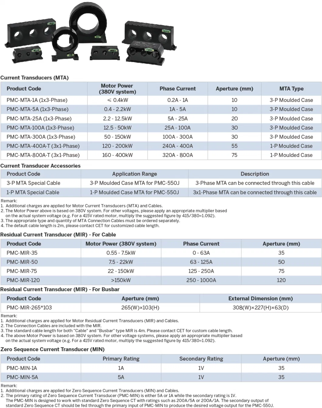 PMC-550J Low Voltage Motor Protection Control Monitor Power Energy Measurement LCD RS-485