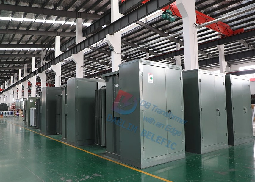 Three Phase Unitized Box Substation Transformer Outdoor 11kv 33kv 1000kVA 500kVA