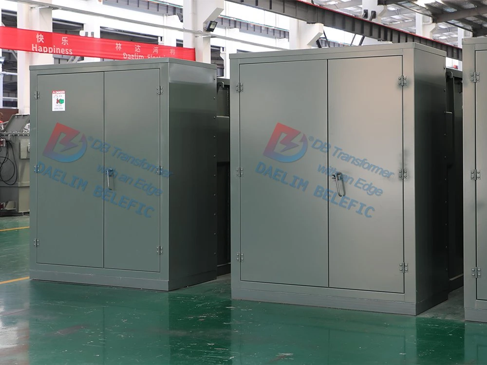 Oil Liquid-Filled 3 Phase 34.5 Kv 1000 300 kVA Loop Radial Feed Electrical Pad Mount Transformer with Cabinet
