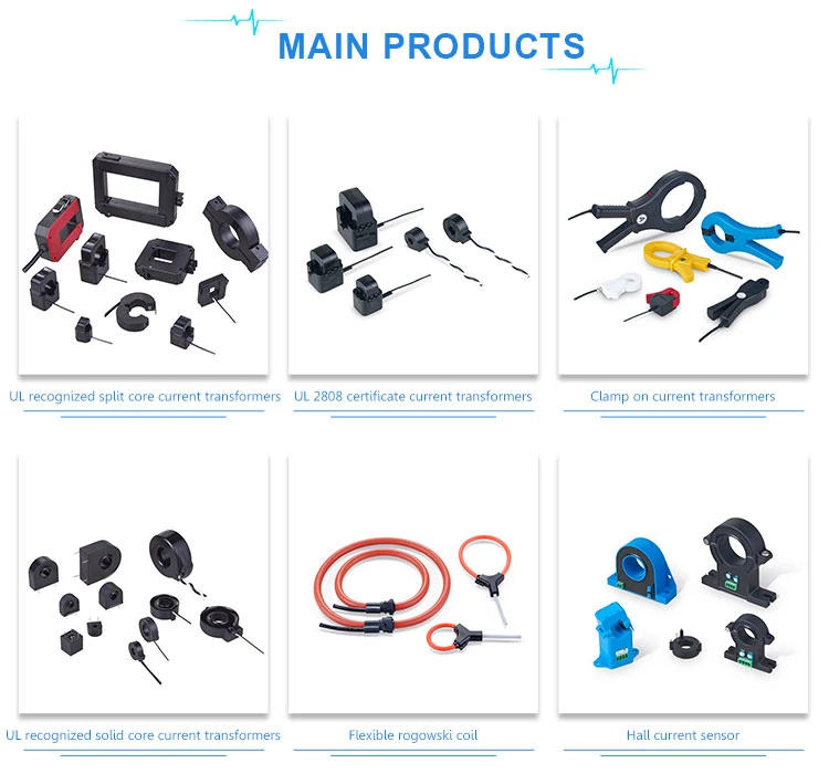 Customized 200A/50mA Clamp on Current Transformer for Control System Clip-on CT