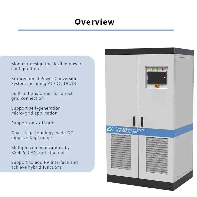 150kw 250kw Bidirectional Power Converter PCS for Energy Storage Microgrid