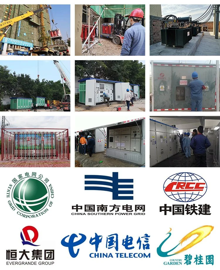 50kVA 70kVA 100kVA 120kVA 200kVA 500kVA 800kVA 1000kVA 1250kVA 10kv 400V High Voltage 3 Phase Indoor Dry Type Resin Cast Insulated Electrical Power Transformers