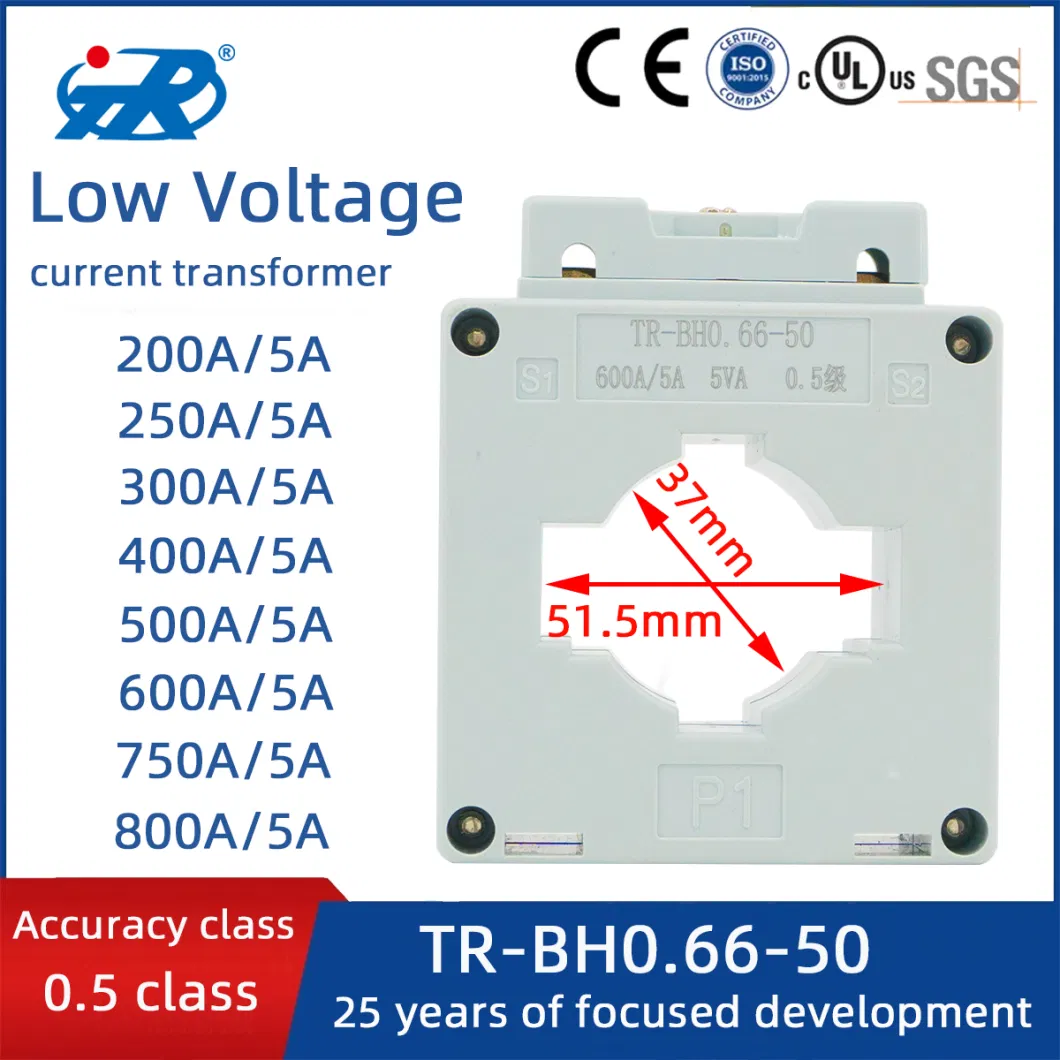 Tr-Bh0.66-20 Factory Supply High Quality Guide Rail Low Voltage 0.66kv Current Transformer