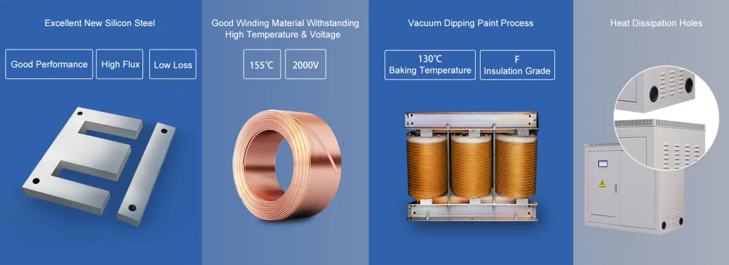 50kVA/ Three-Phases Output &amp; Input/ Low-Voltage/Dry Isolated Transformer for Power Distribution