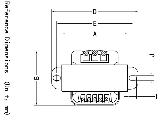 Ei Transformer Single Phase Power 230V 240V 120V 100V with UL PSE CCC Ce CB Approval