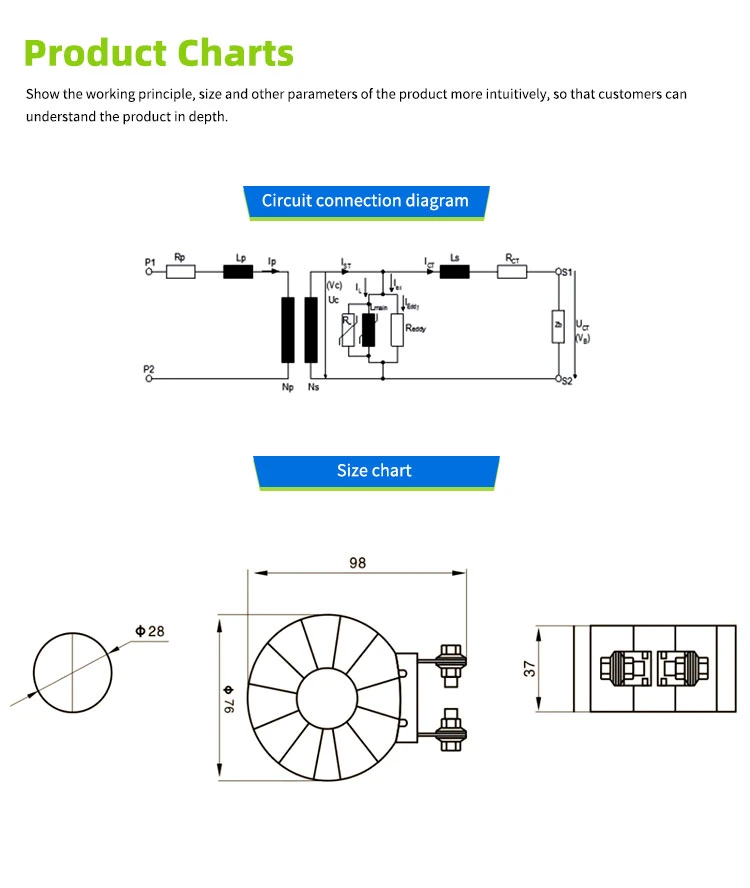 Current Transformer for Ammeter Protection CT (MR-28)