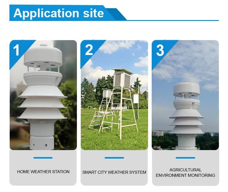 CE Certificated RS485 RS232 Meteorological Station Professional Smart Weather Station