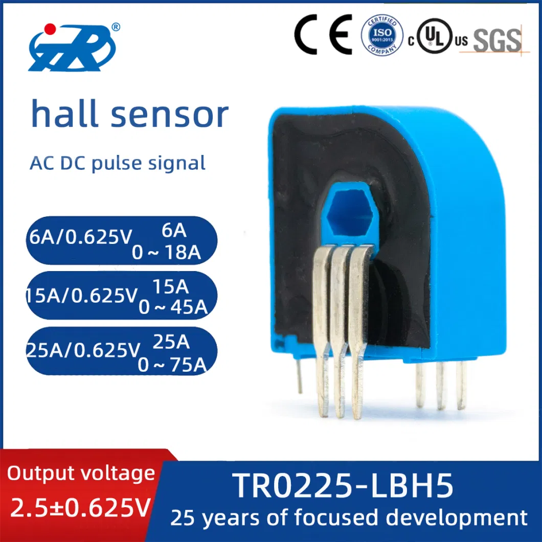 Tr UPS High Precision Anti-Interference Broadband AC/DC Hall Sensor Current Sensor Transformer 500A/4V