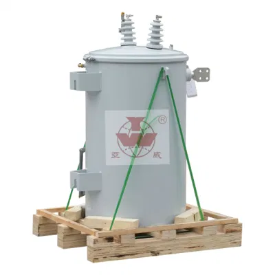  Yawei Polo de tipo aceite monofásico de alta tensión 50kVA personalizado Transformador montado