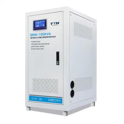  SBW-50kVA Trifásico indemnización estabilizador de voltaje AVR/regulador /