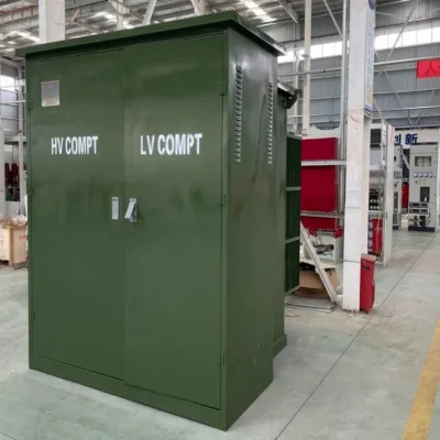 Zgs11 transformador combinado de distribución de alimentación compacto tipo caja americana para exteriores Subestaciones