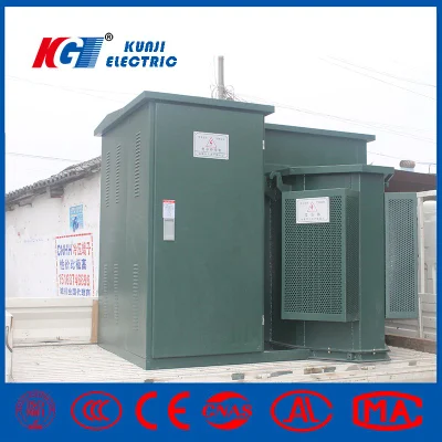  400 kVA 10 kV Zgs11 1600 V almohadilla trifásica tipo caja Monte transformadores subestación