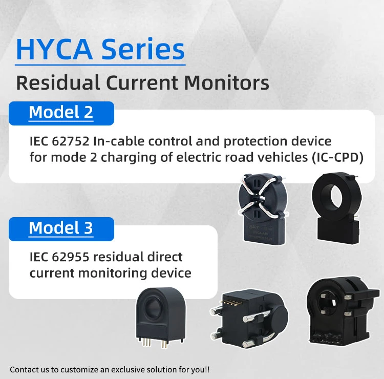 Heyi Hyca B Type Current Sense Transformer in Electronic Wall Box EV Charger IEC62955