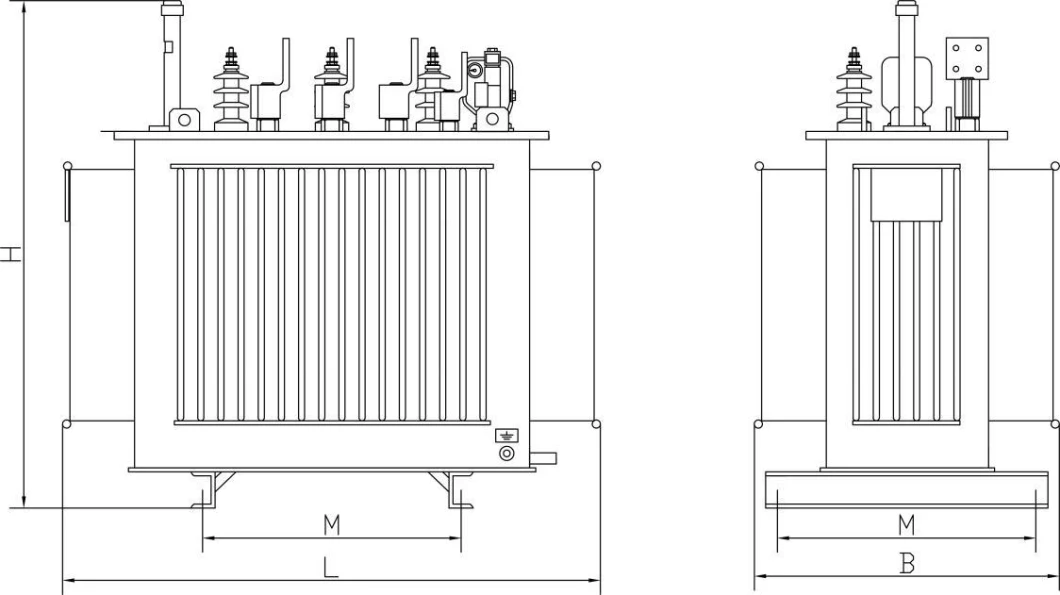 Electric Oil-Immersed Power Distribution Transformers 35kv and Below Amorphous Alloy Distribution Transformer Electrical Distribution Box