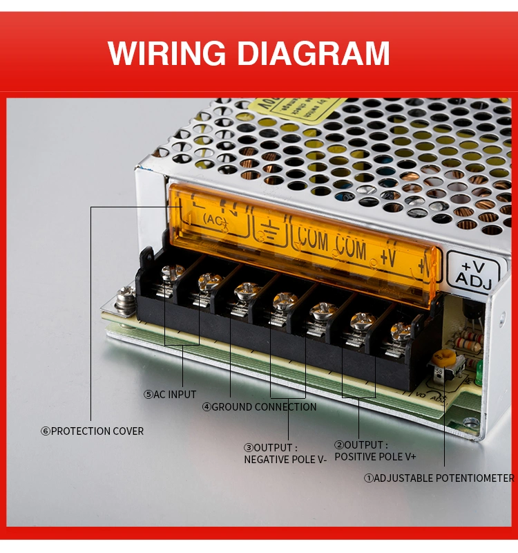 Constant Voltage Mini Size Ms-150-27 150watt 27V AC to DC Single Output Transformer