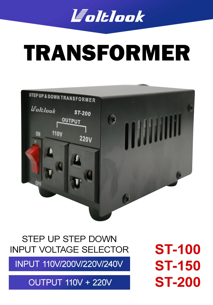 Good Low Price 200W 110V 200V 220V 240V Step up Down Transformer Voltage Converter