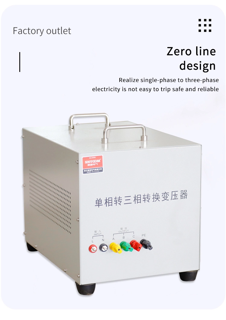 Dzs3 Step up Transformer 220V Single Phase to 380V Three Phase Electrical Power Transformers