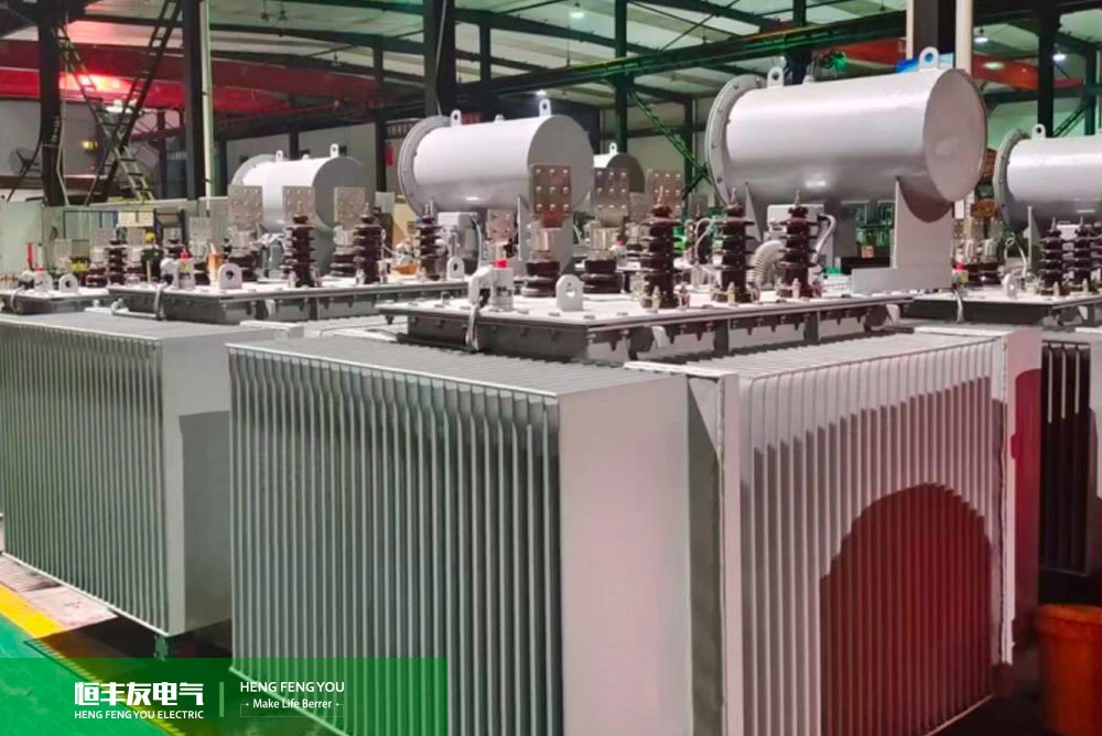 Low Wastage 11kv Power Distribution Transformer Power Supply, 3 Phase Step Down 11kv Voltage Distribution Oil Immersed Transformer