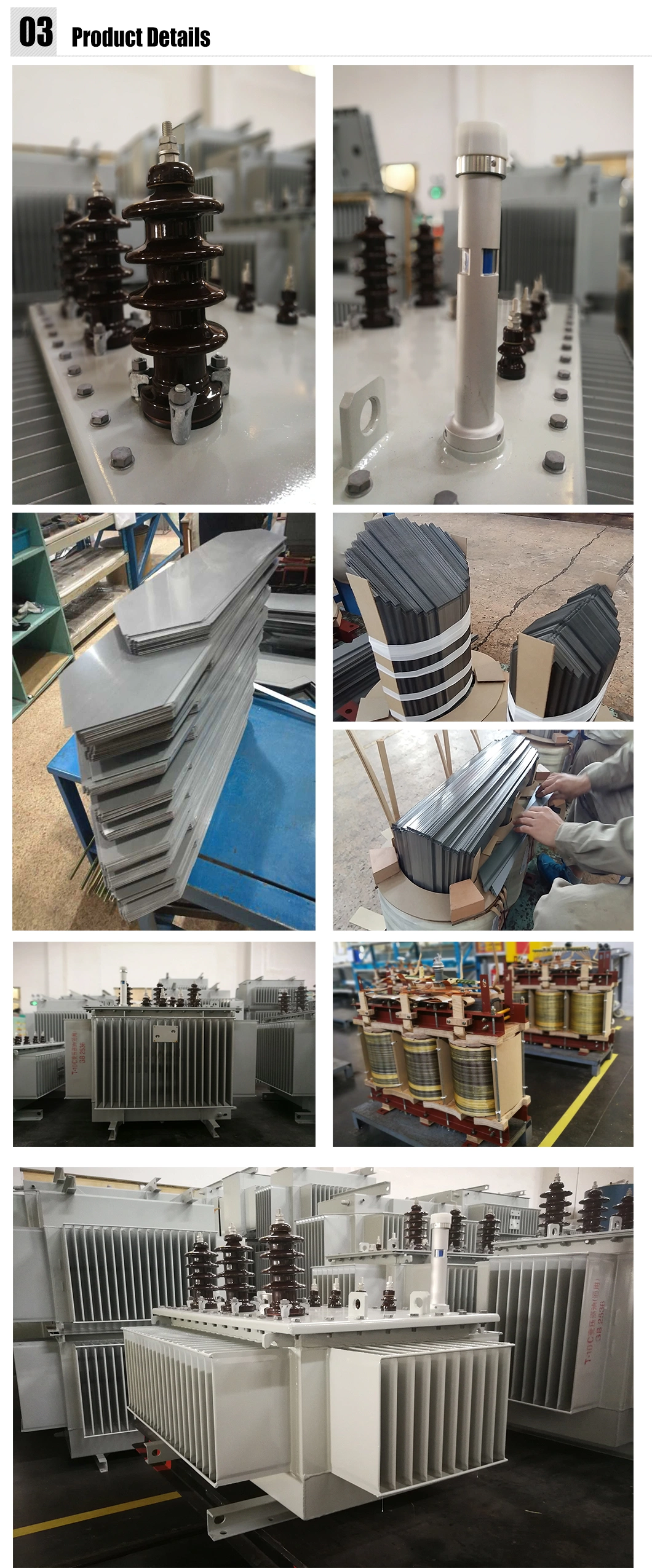 Low Loss 11kv 10kVA Oil Type Distribution Transformer