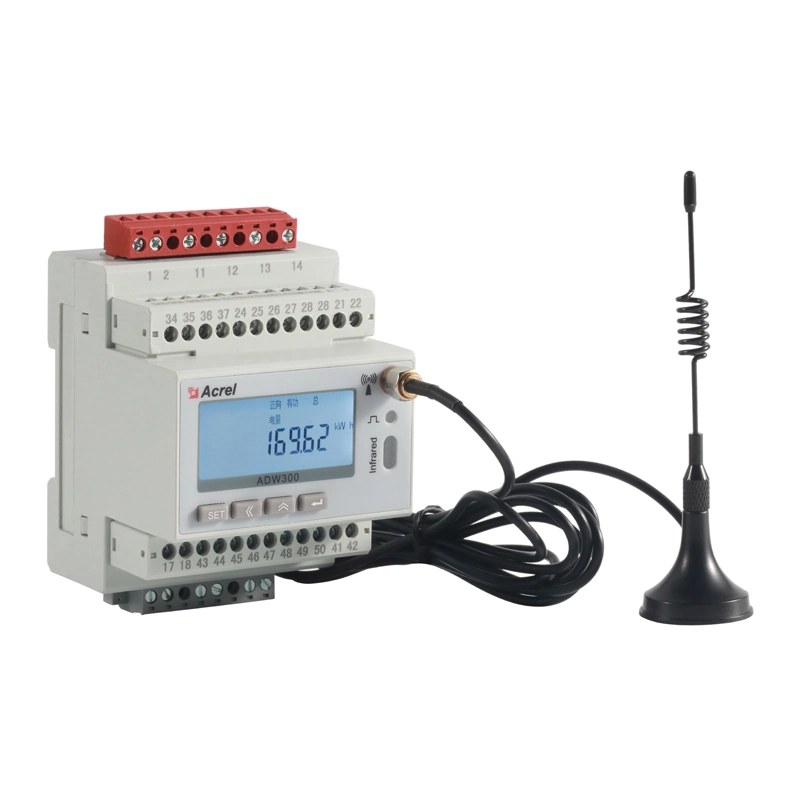 Acrel Adw300-4ghw 4G Meter Wireless Energy Meter Electricity Meter with 4G Energy Meter with 4G Iot Platform Iot Meter