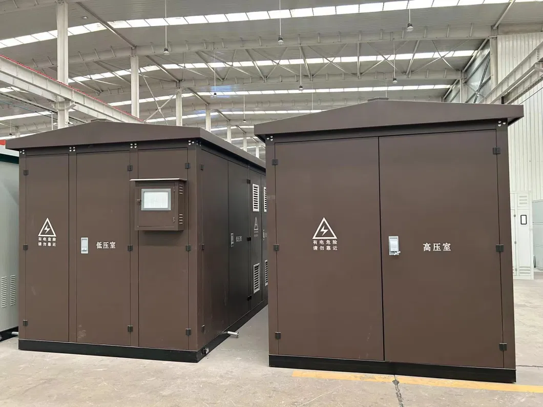 30/2000/2500kVA Three Phase Prefabricated Compact Box Unit Type Outdoor Mobile Electrical Transformer Package Power Distribution Cabinet Switchgear Substation