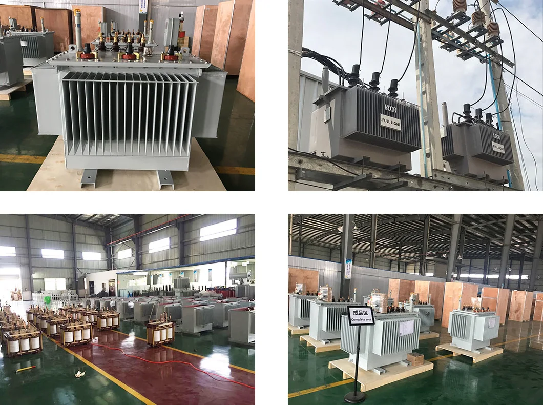 High Voltage Oil Immersed Three Phase Distribution Transformer for Power Supply