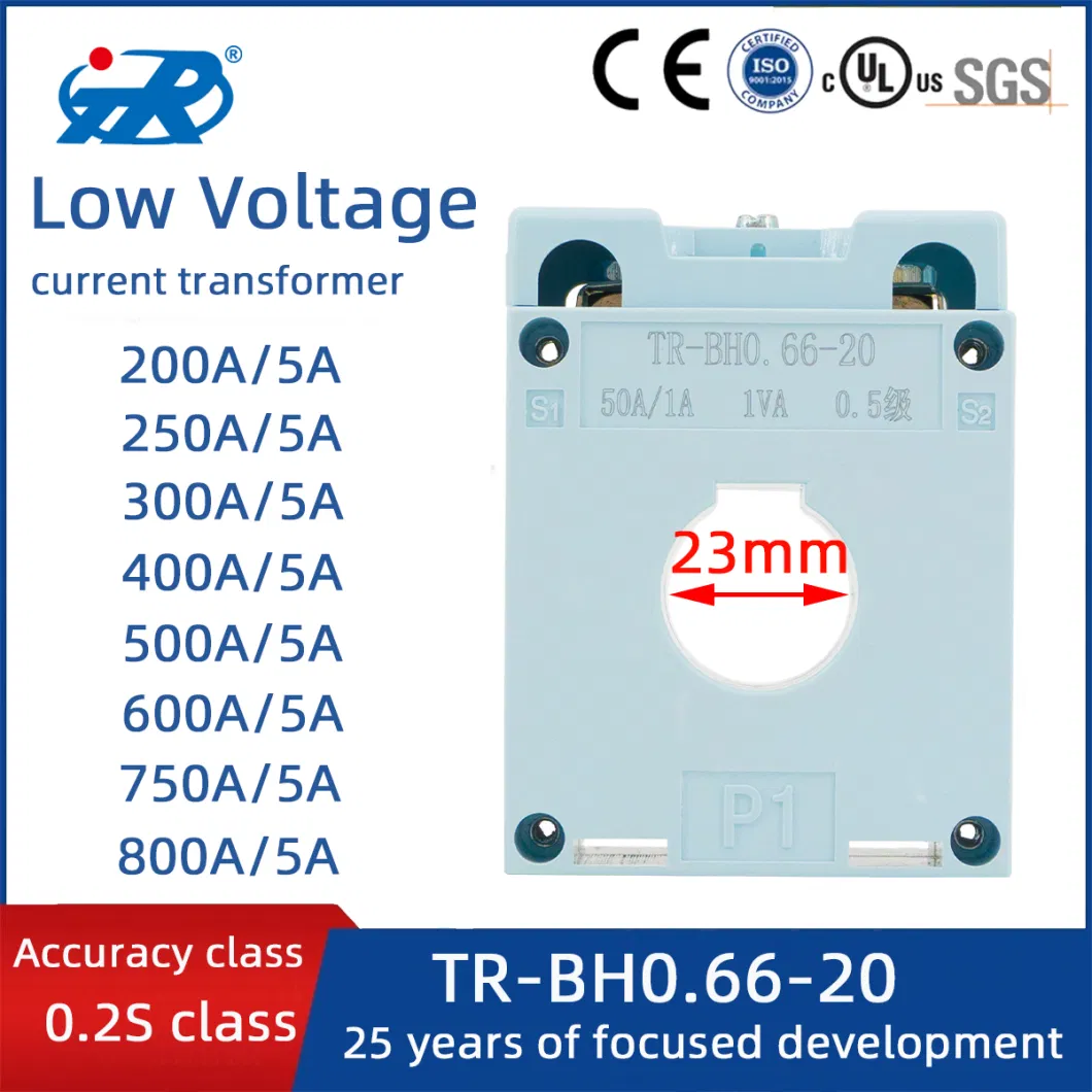 Tr-Bh0.66-20 Factory Supply High Quality Guide Rail Low Voltage 0.66kv Current Transformer