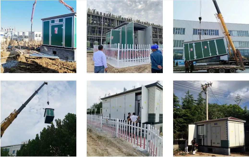 American Box-Type Prefabricated Compact Transformer Substation on Outdoor Power Distribution