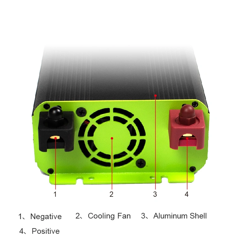 1000W Power Inverter DC 12V to 110V 230V AC Converter with USB Charger