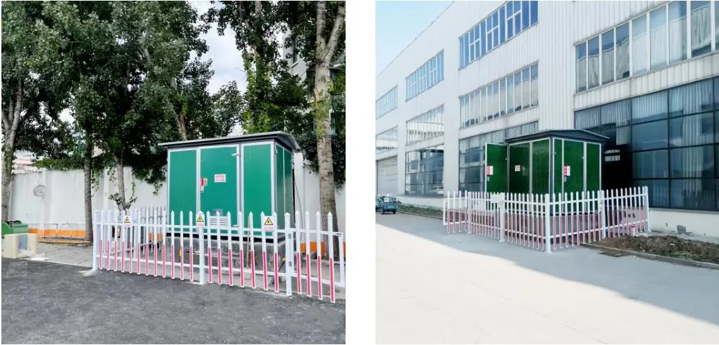 Outdoor Box Transformer Prefabricated Substation with European Type Transformer Kiosk Mobil Power