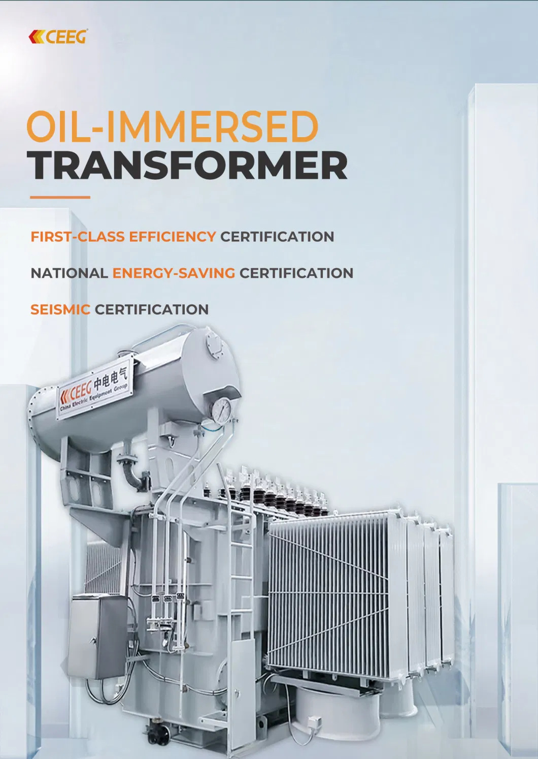 Ceeg Brand Sb11 20kv Oil-Immersed Power Transformer