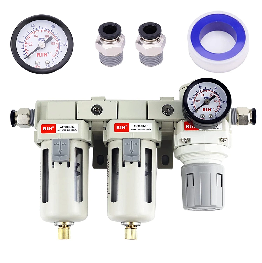 SMC Type AC Series Pneumatic Air Filter Regulator Port Size G1/8&prime;&prime; 1/4&prime;&prime; 3/8&prime;&prime; 1/2&prime;&prime; 3/4&prime;&prime; 1&prime;&prime; Pneumatic Pressure Regulator