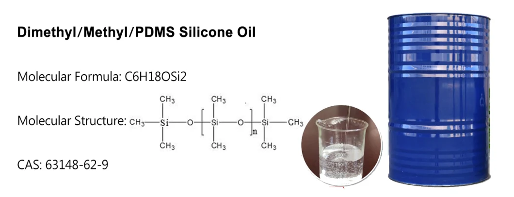 New Design Dimethyl Silicone Fluid Cooling Machine Oil Transformer Oil with Great Price