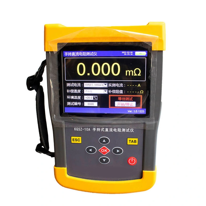 Kgsz-10A Transformer DC Resistance Tester Cables Electrical Insulation Resistance Equipment ISO9001