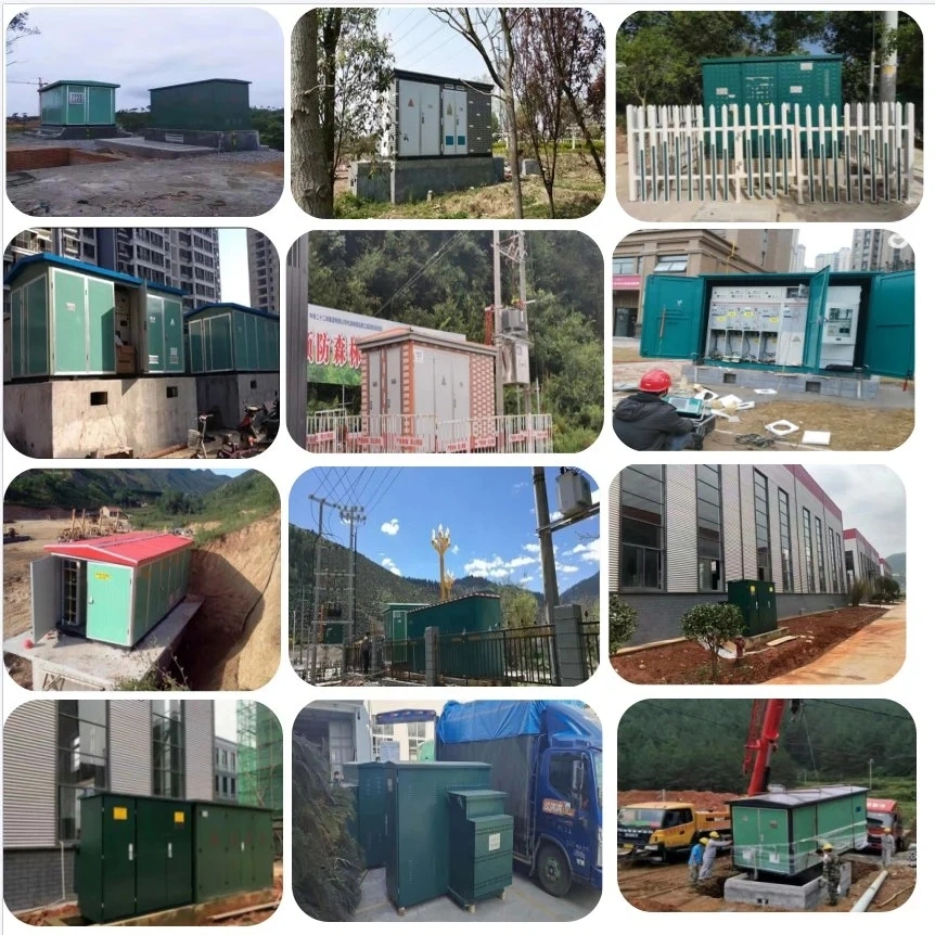 Outdoor Box-Type Three Phase Distribution Pad Mounted Transformer Combined Box Substation