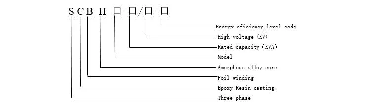 10 Kv 1000kVA Scbh17 Amorphous Alloy Dry-Type Transformer