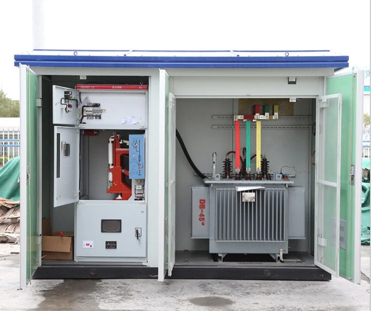 Outdoor Power Distribution Package Transformer Compact Kiosk Electric Substation Equipment