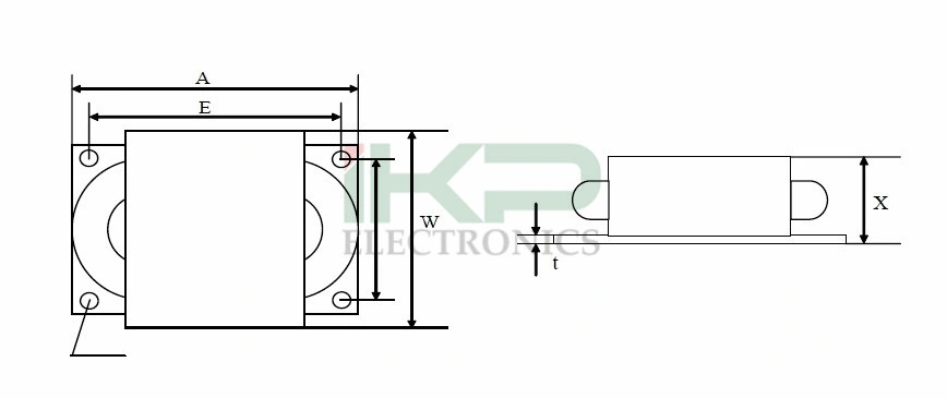 Customized R-Core Singgle Phase Power Transformer From 220V to 12V