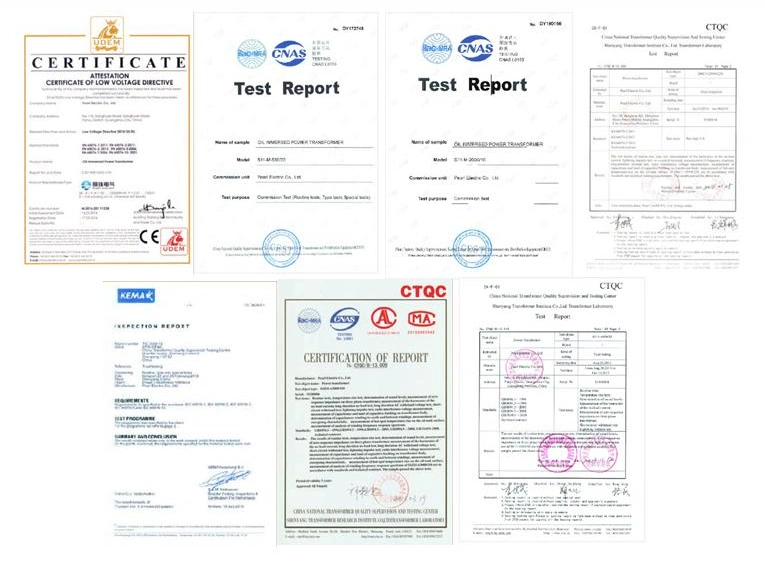 1250kVA 10kv 1250~1500kVA ISO Certificate Oil Immersed Power Transformer Price