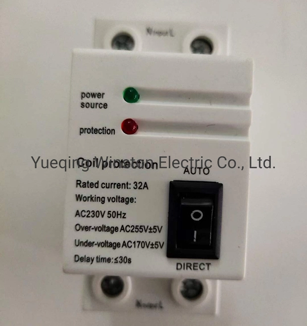 Wd-A63 16A 20A 25A 32A 40A 50A 63A Digital Self-Resetting Under and Over Voltage Protector