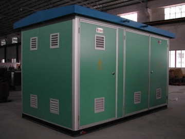 European Box-Type Transformer Substation E-House Ybm-12/0.4 Prefabricated Substation, Distribution Box, Power Distribution