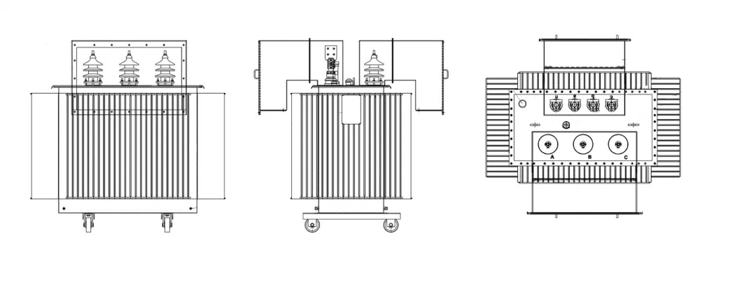 S11 Oil-Immersed Power Transformer S11-M-100kVA Three-Phase Distribution Transformer 10kv to 400V